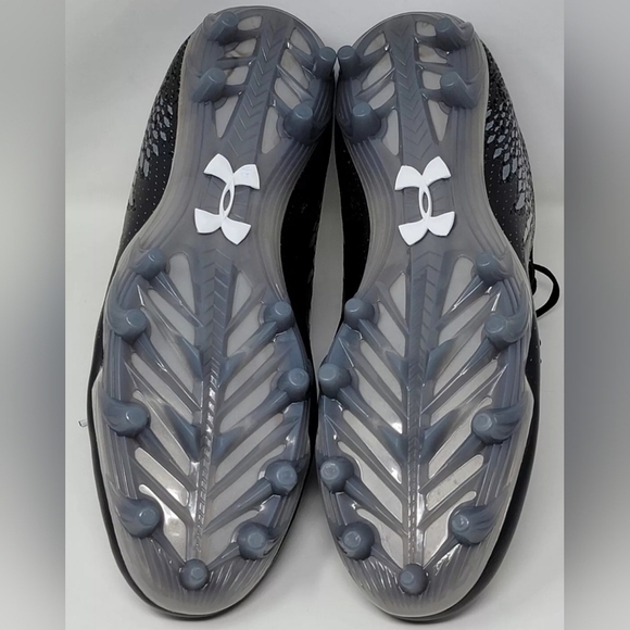 Under Armour Spotlight UA Football Cleats Black 3023963-001 Men\'s Size 13.5 New main image 5